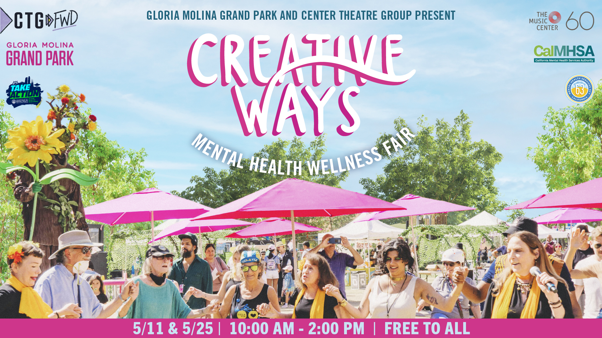 Gloria Molina Grand Park and Center Theatre Group’s Creative Ways | Mental Health Wellness Fair