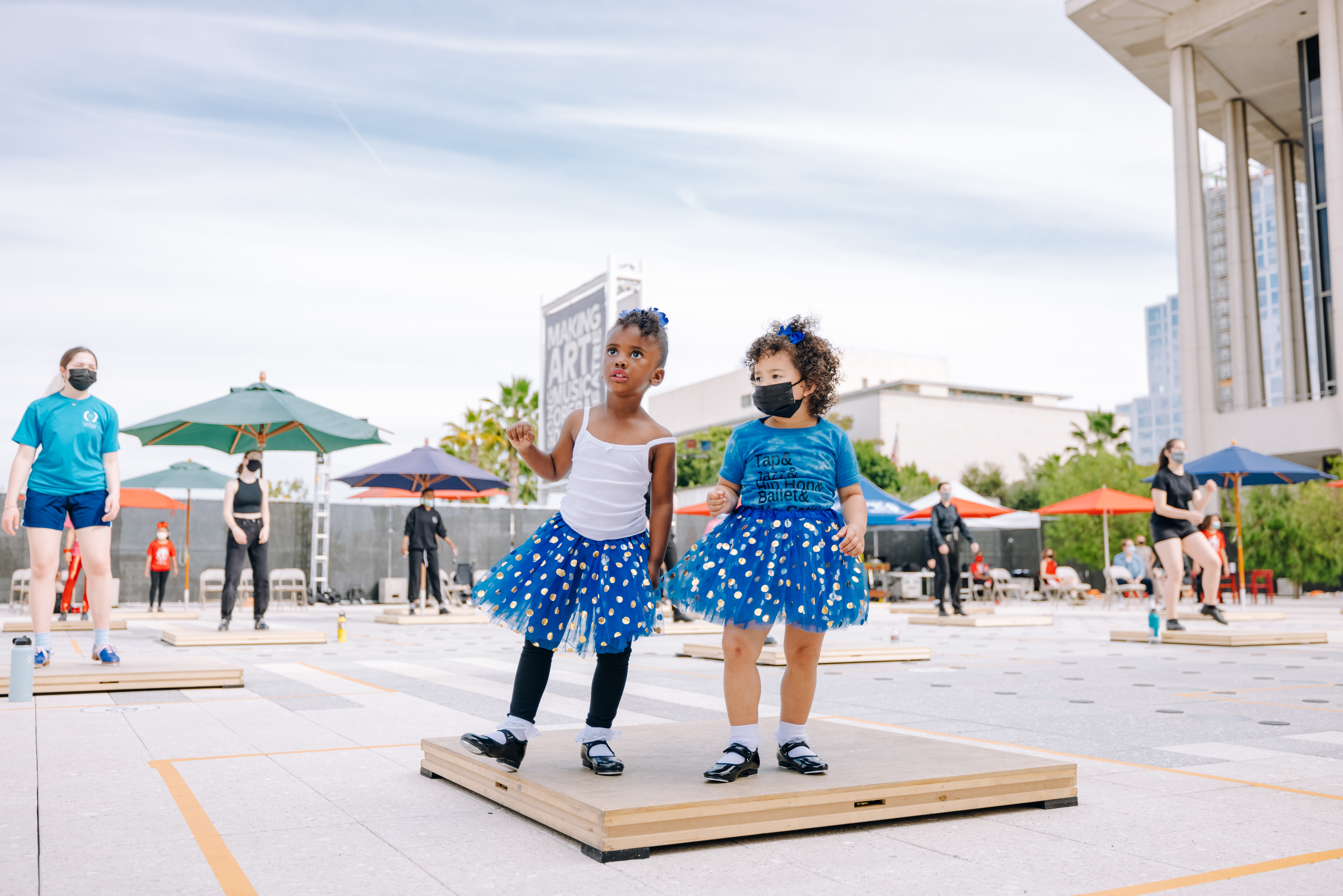 Tap Dancing For All Ages Is Celebrated At The Music Center This Week With The Super Villainz Tap Dance Park Credit Will Tee Yang The Music Center
